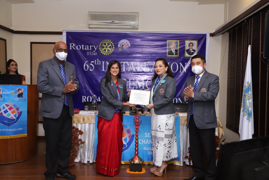65TH INSTALLTION OF THE PRESIDENT AND THE BOARD OF DIRCETORS FOR R.Y-21-22