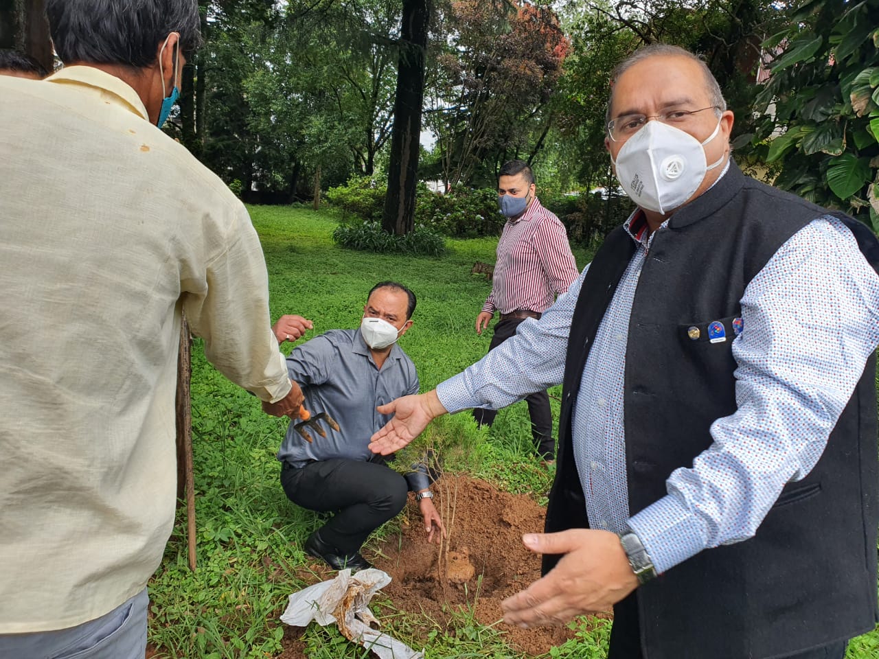 Tree Plantation Programme Comemorating 75th Independence Day, 2021