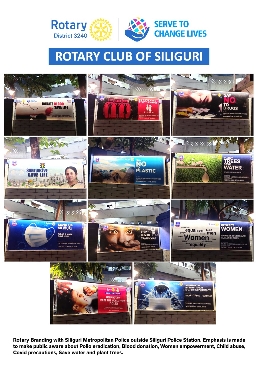 Rotary Branding at Siliguri Police Station