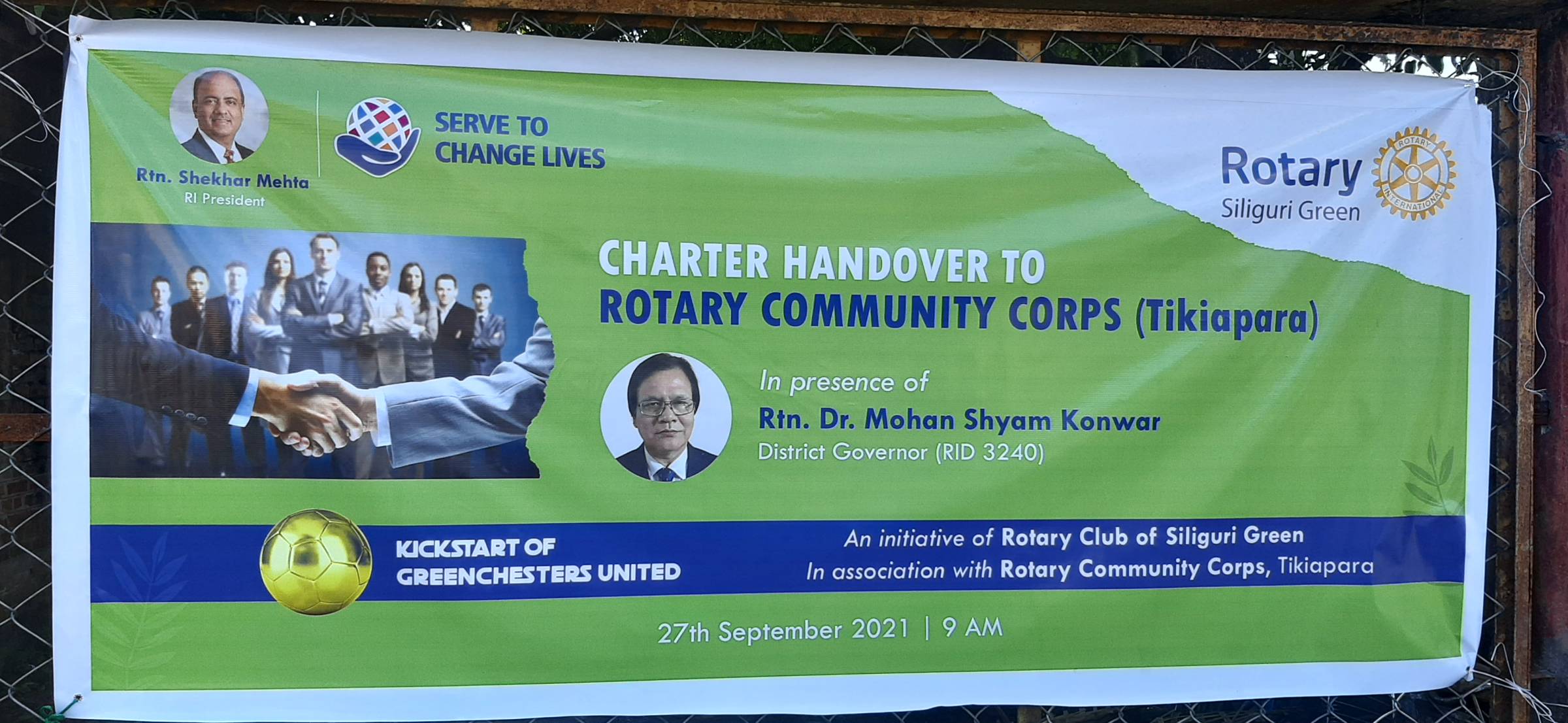 New RCC Charter handover