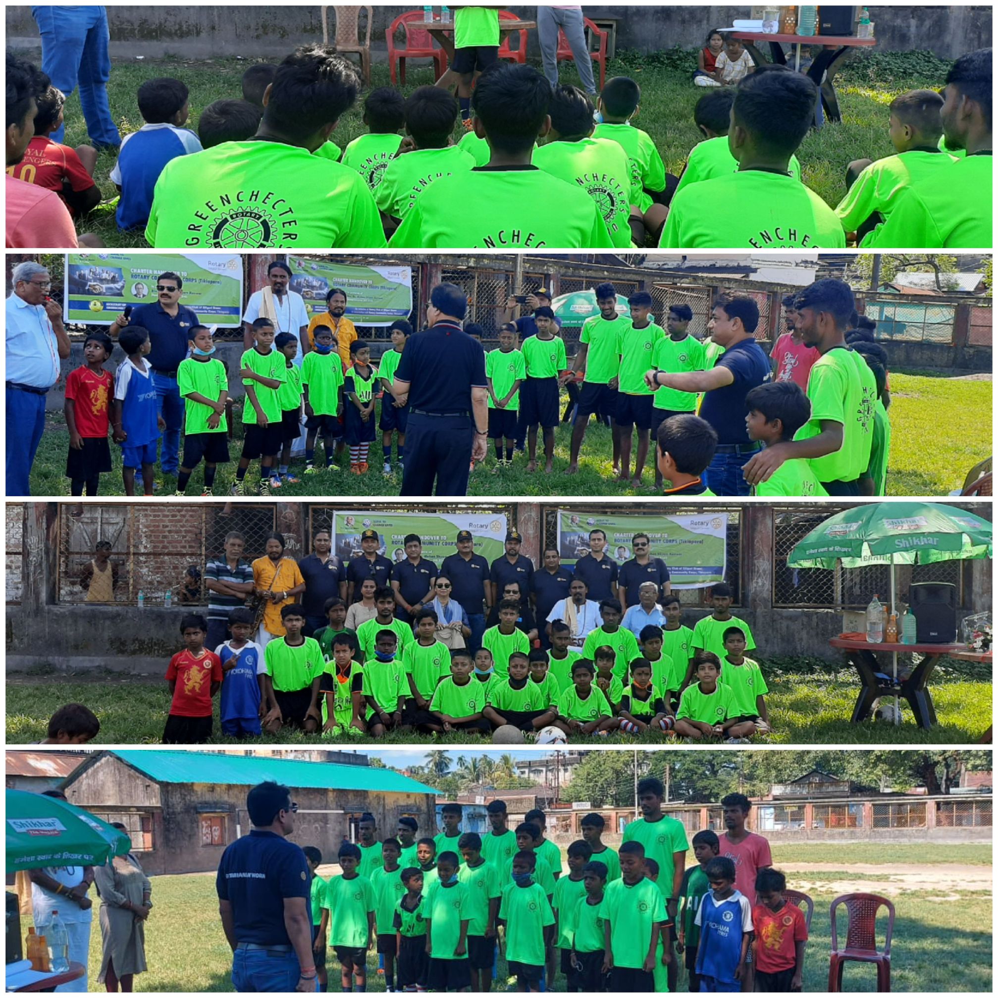 Launch of Football Academy for underprivileged children