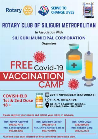 9th Covid 19 Vaccination Camp (Free) Bright Academy , Punjabipara