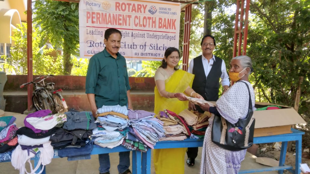 Distribution Of clothes.
