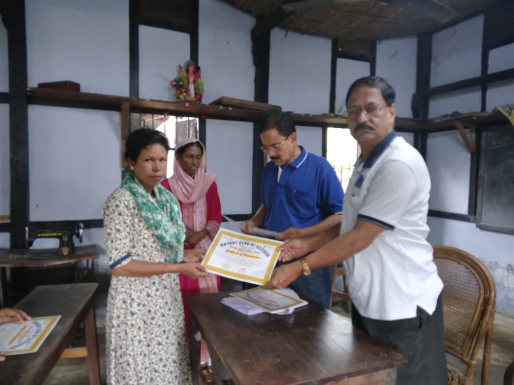 Distribution of certificate and Ration to the adult literacy center Swayamvara.