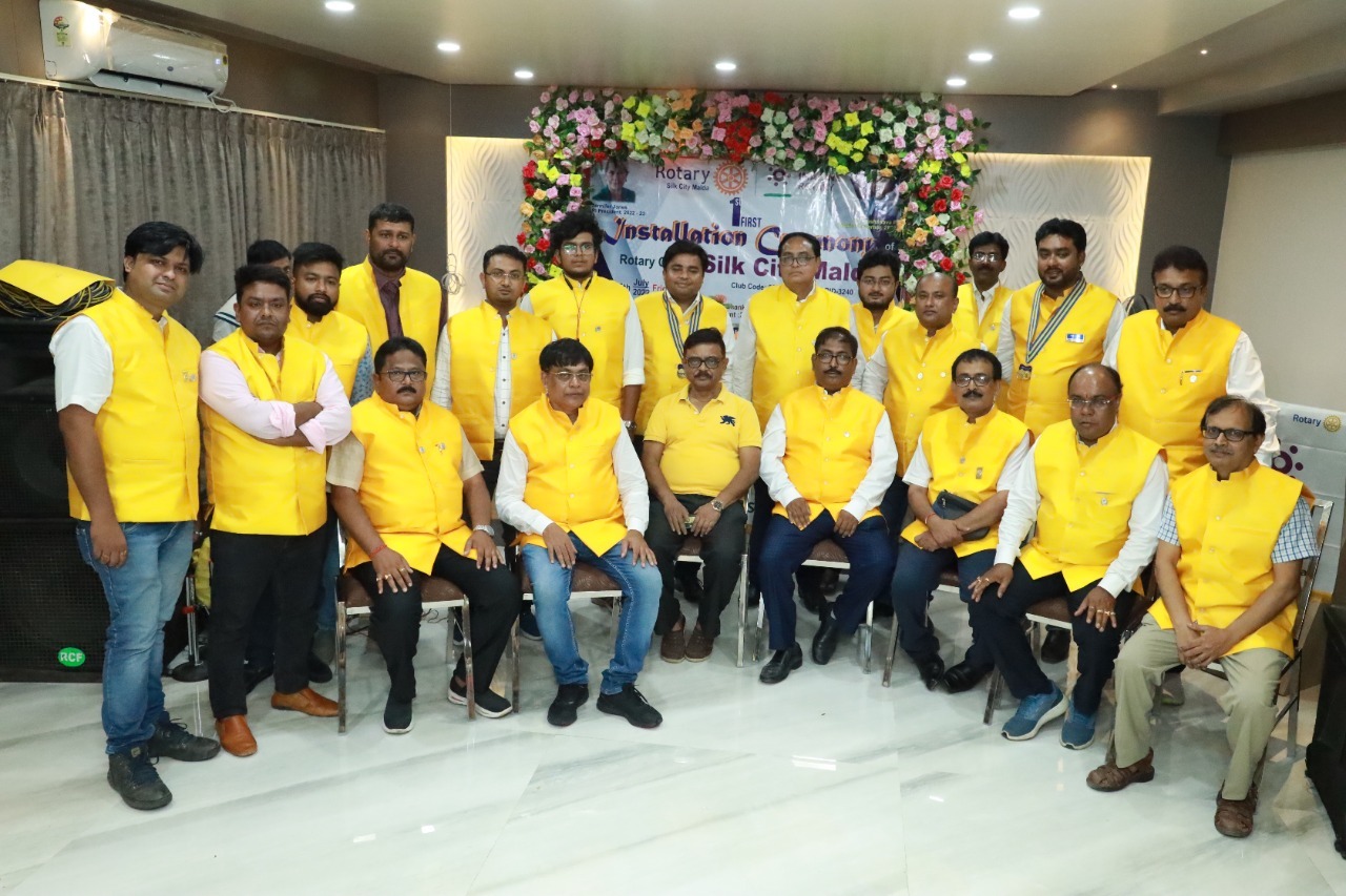 1st Installation ceremony of Rotary club of Silk City Malda