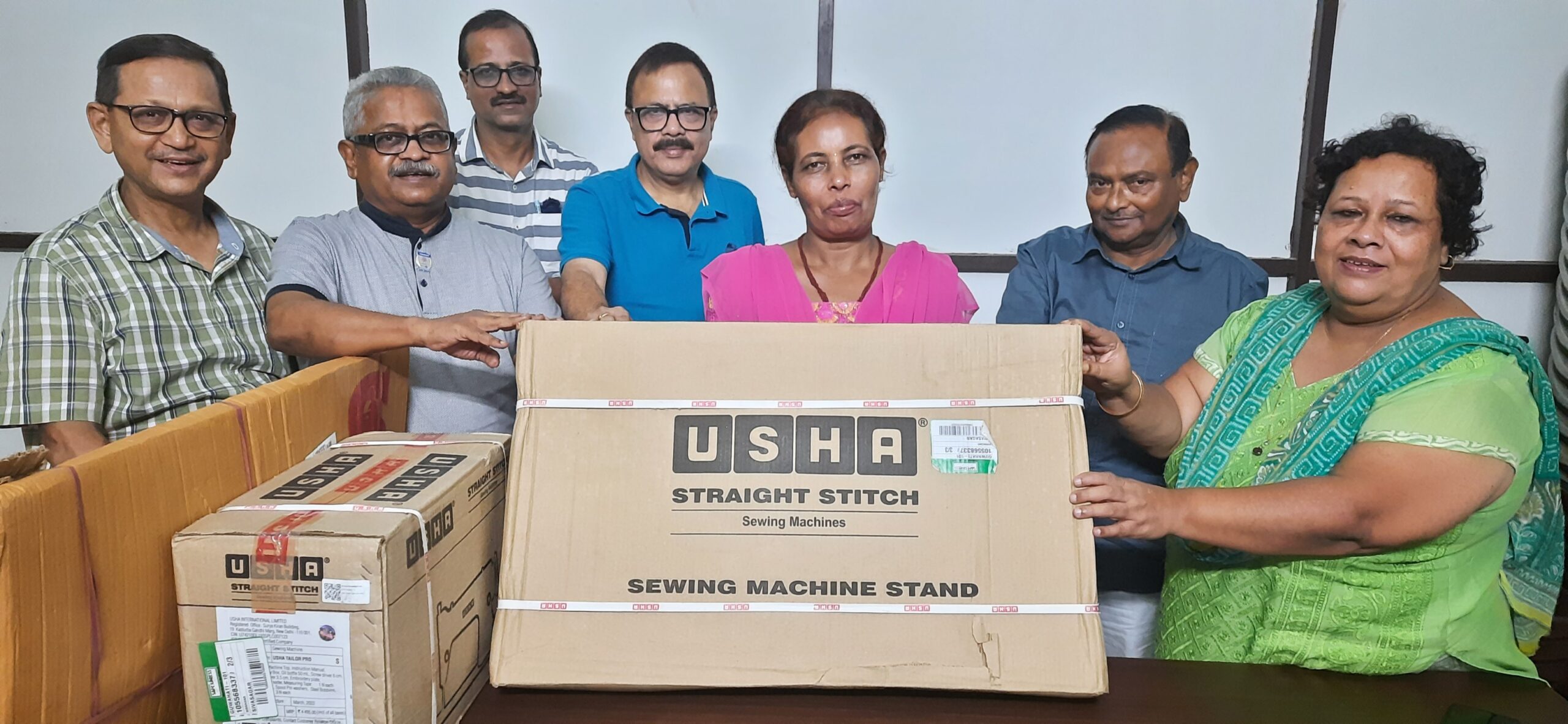 Donation of sewing machine