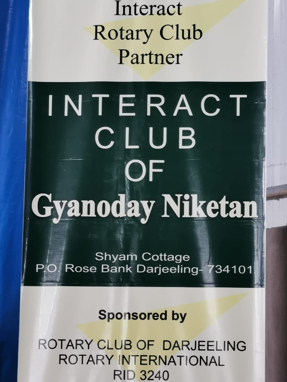 The first installation ceremony and presentation of the charter of Interact Club of Gyanoday Niketan