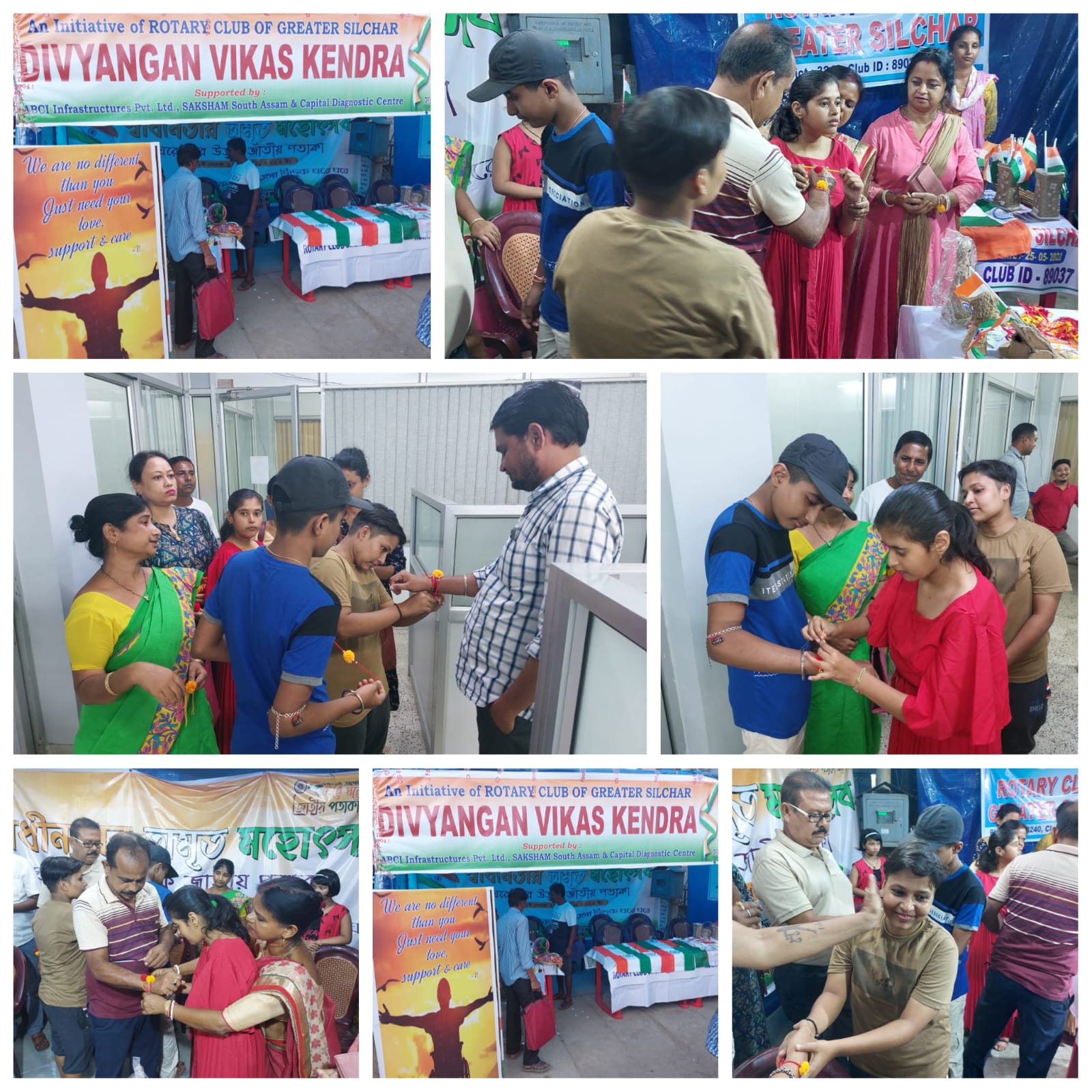 Rakhsha Bandhan celebration with the Divyangan Kendra Children