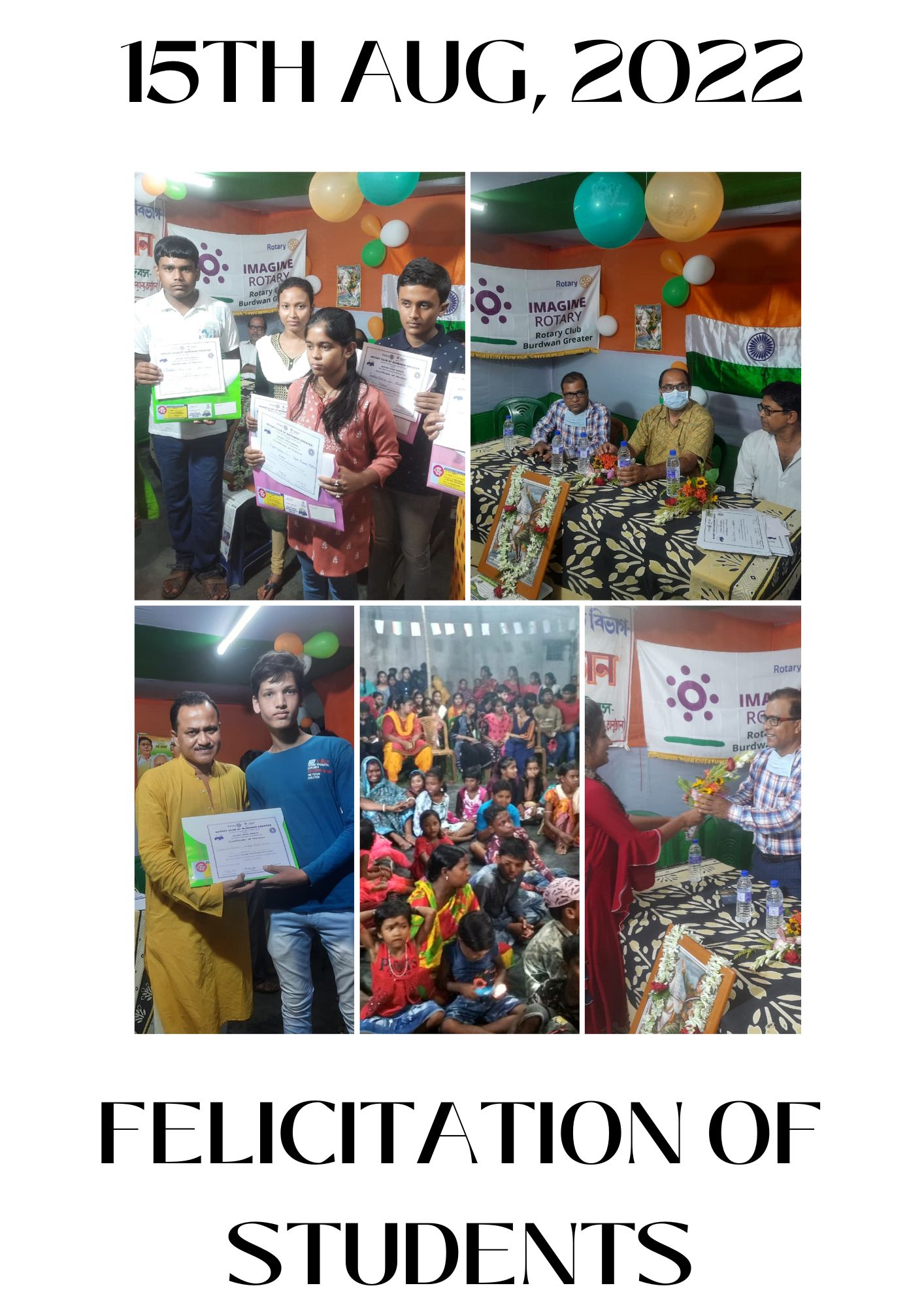 FELICITATION OF AT DEHURA, JOINTLY WITH RCC (15 AUGUST)