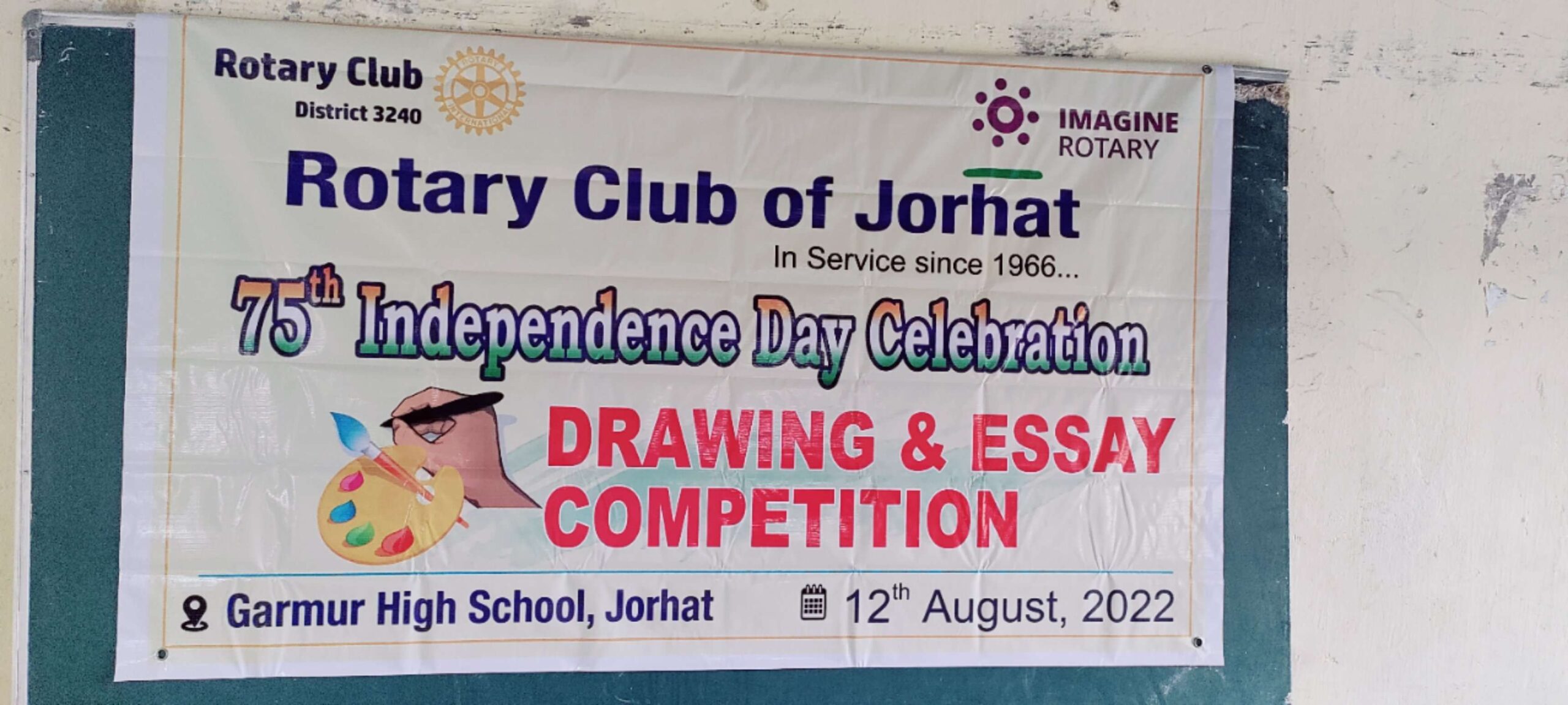 Drawing and essay competition among school students