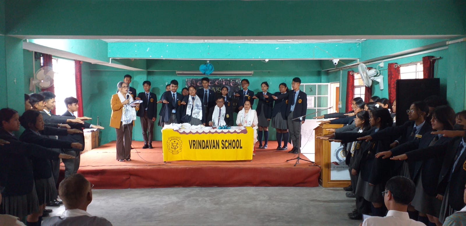 Installation of Interact Club of Vrindavan School
