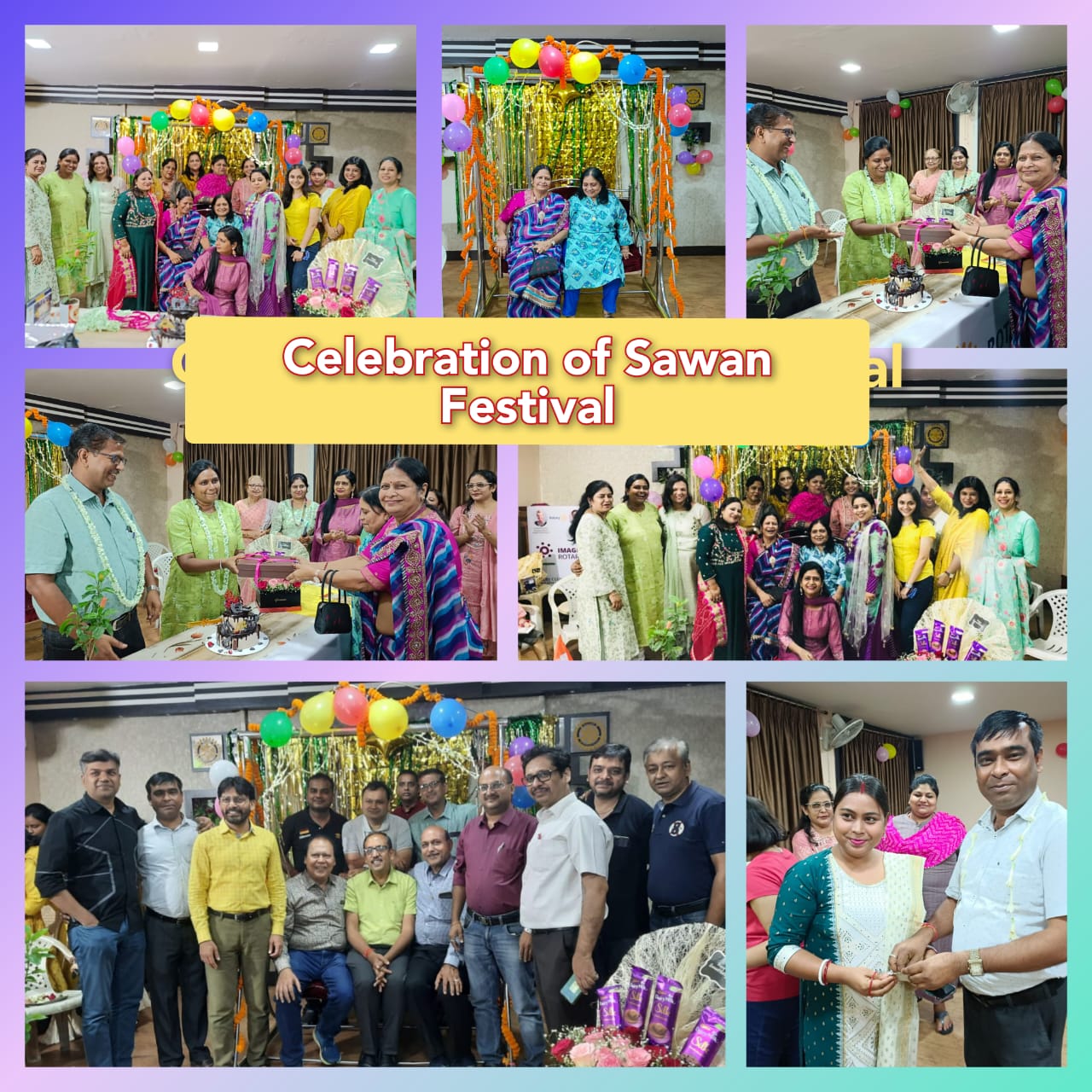 Celebration of Saawan Festival at our club premises followed by Rotary family get-together and cultural program