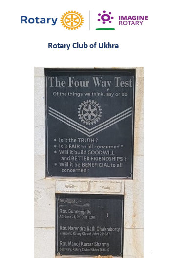 THE FOUR-WAY TEST