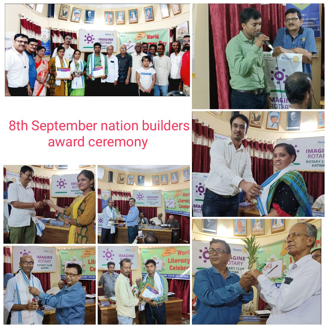 On 8th September 2022 five excellent teacher’s were applauded with Nation builders award by RC Katwa.