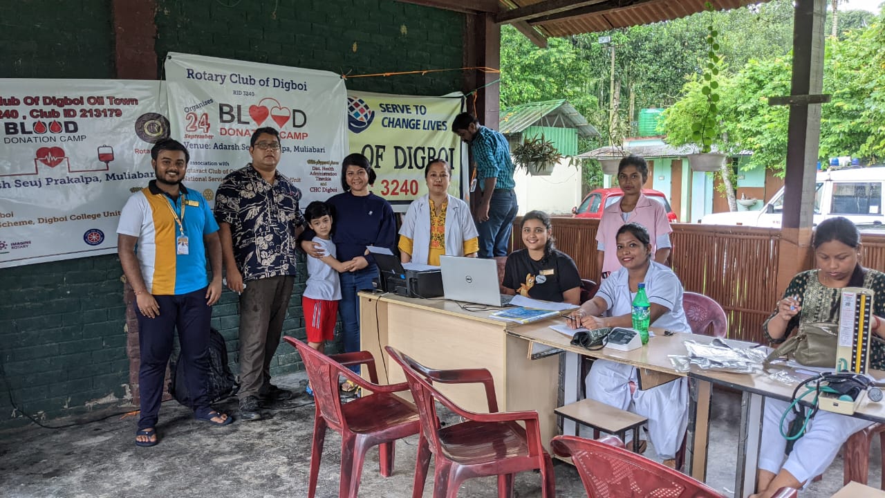 Blood donation camp