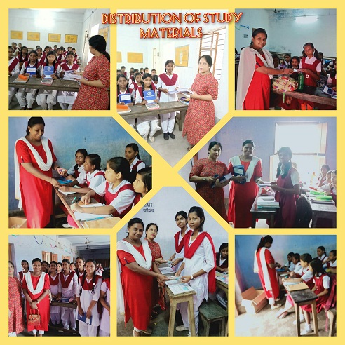 Distribution of Study Materials and Copies to the students of 2 Girls Schools under Literacy Program on International Literacy Day