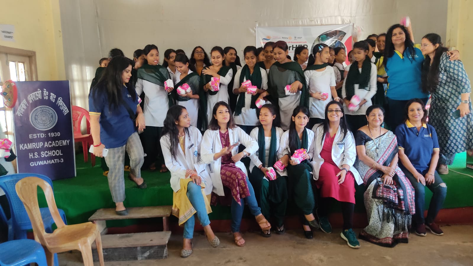 WE FOR HER 2.0 i.e DISTRIBUTION OF SANITARY PADS