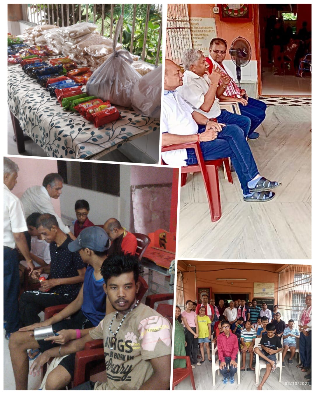 Food Packets distribution among special care children