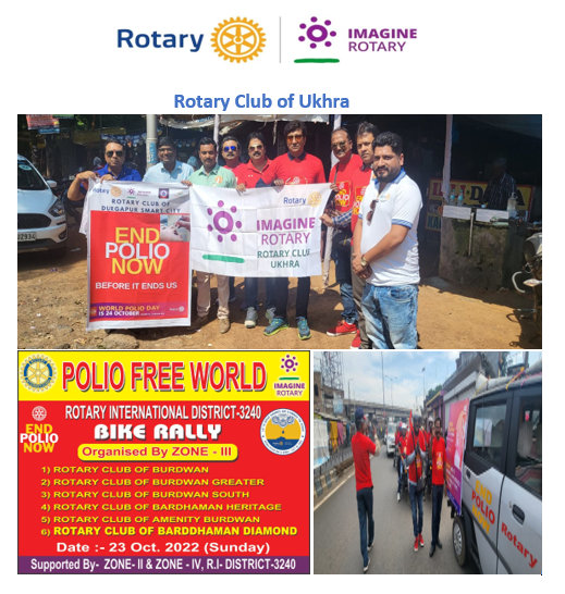Participation in End Polio Now Zonal Event