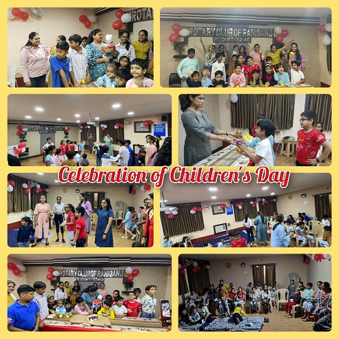 Celebration of Children’s Day at our Club Premises.