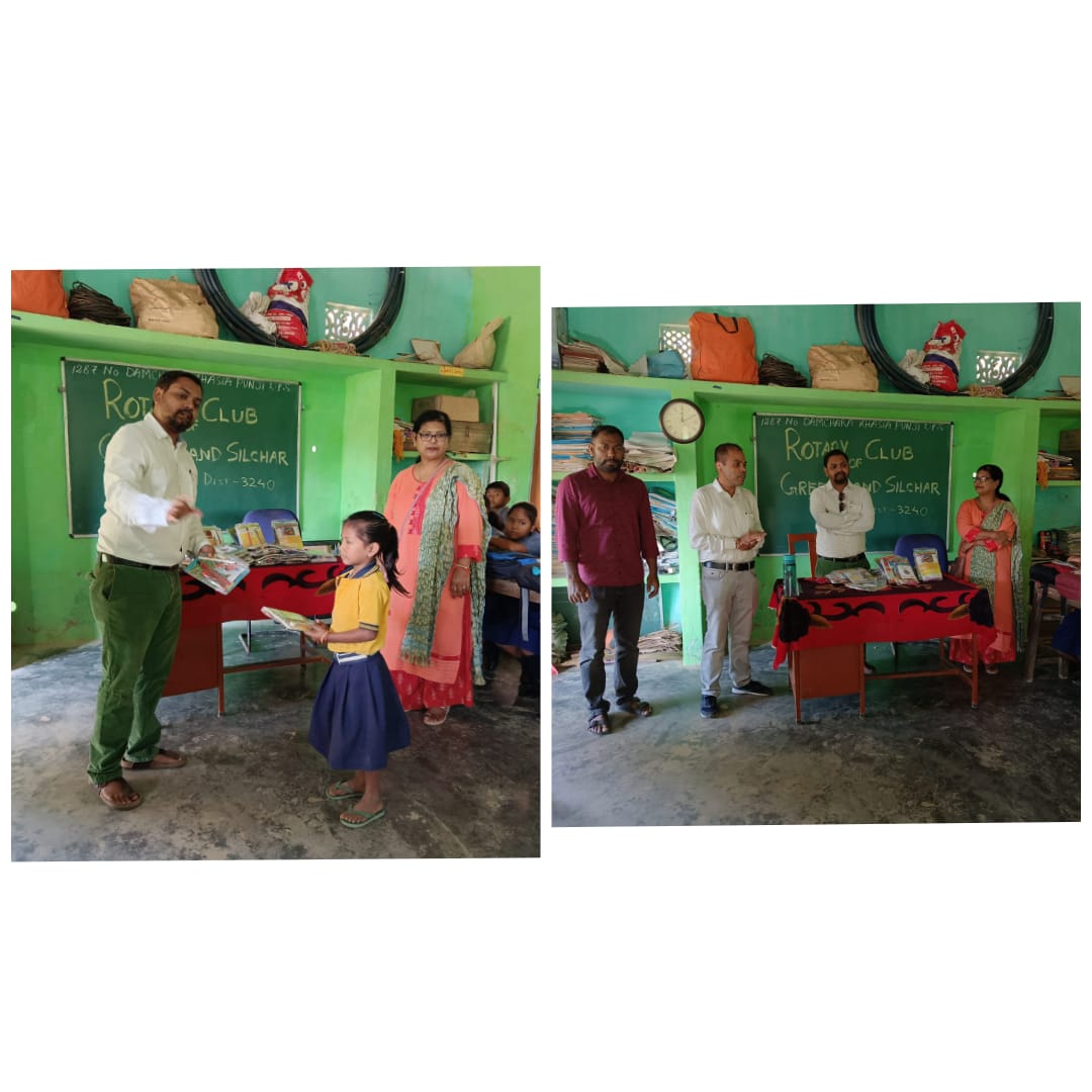 Stationery Kits Distribution at remote rural areas government Schools of Cachar District