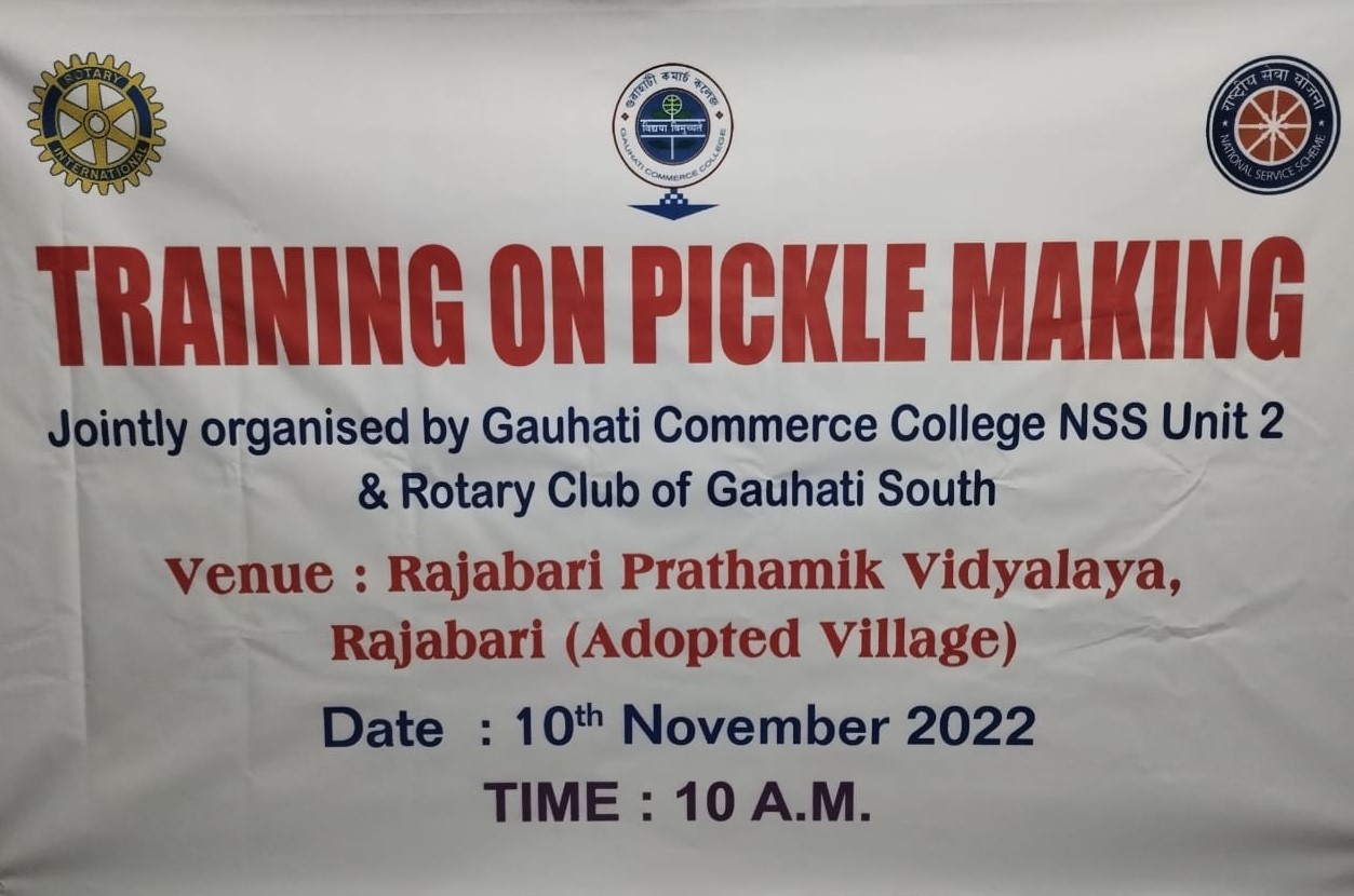 training on PICKLE MAKING on 10.11.2022 at Rajbari Prathamik Vidyalaya