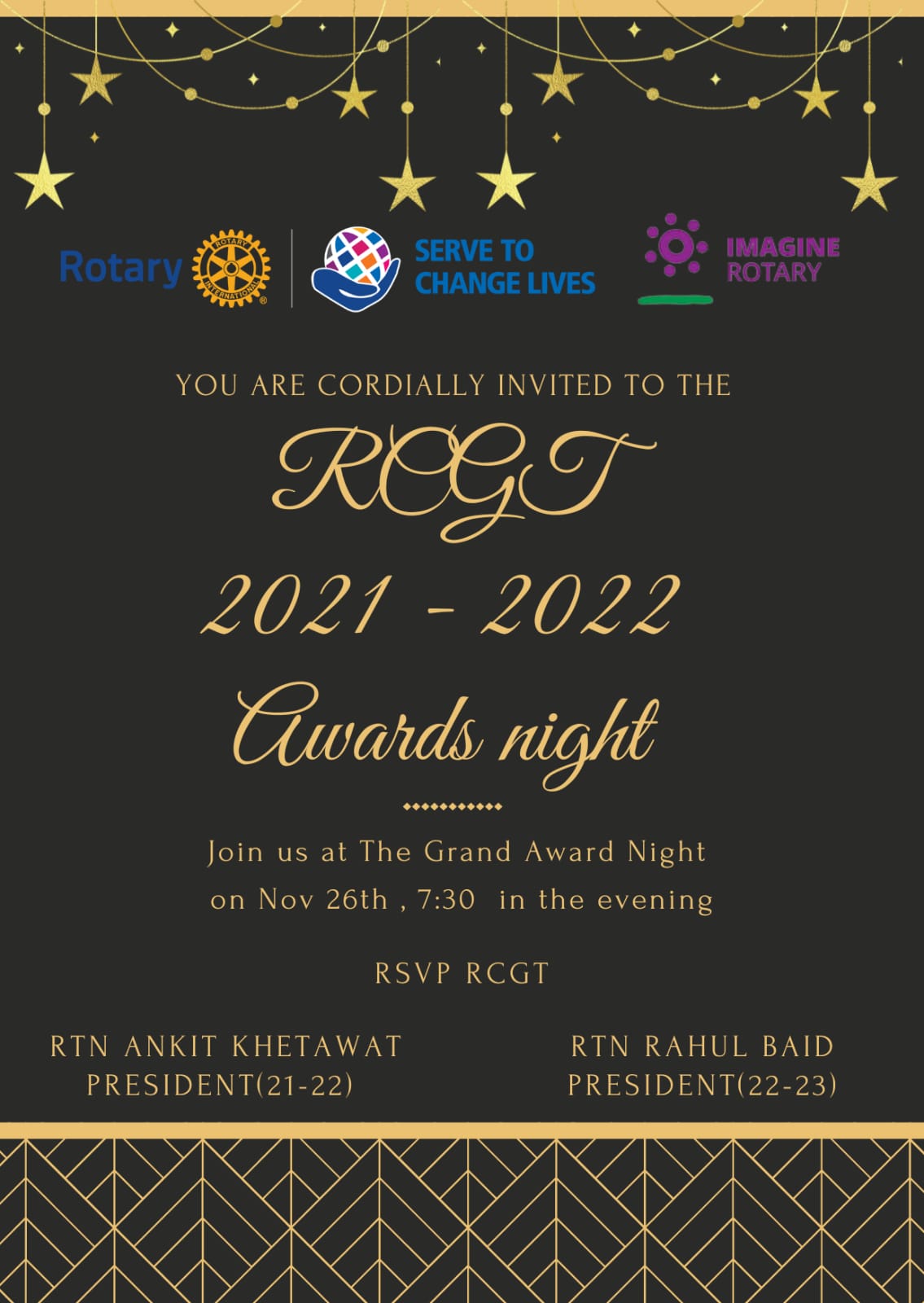 Rotary Recognition Night and Rotary Membership Drive