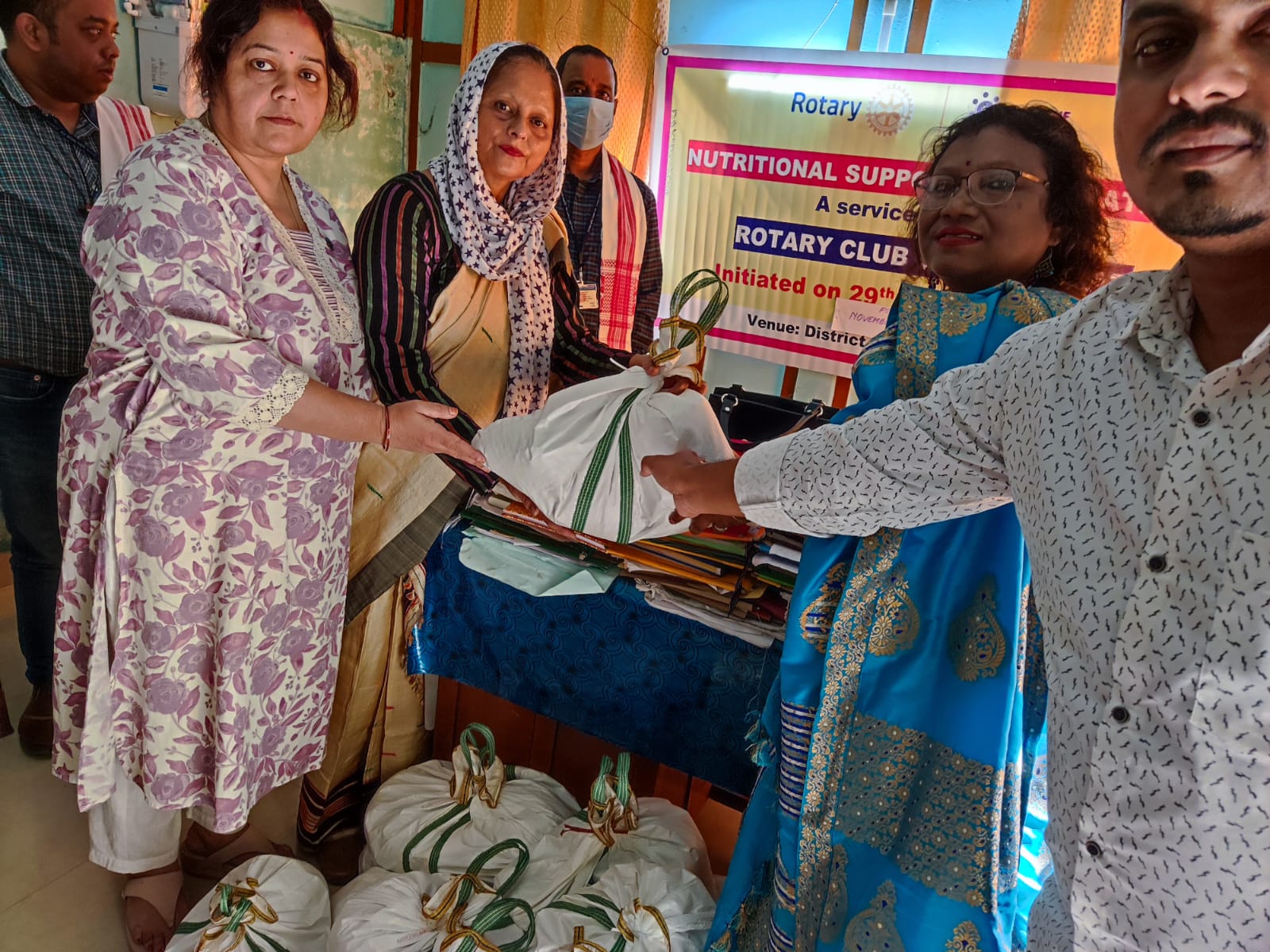 On-going project of providing nutritional support to needy T.B. patients