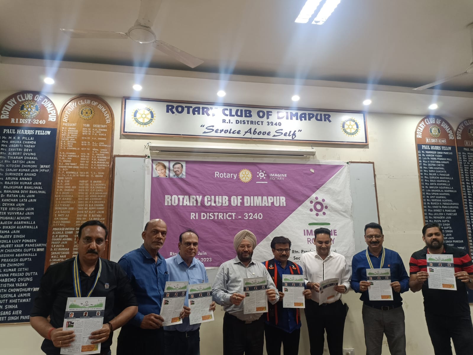 Visiting Rotarians from RC Keonjargarh, Odisha and RC Mumbai West End