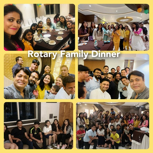 Rotary Family Get Together and Dinner at Asansol Club