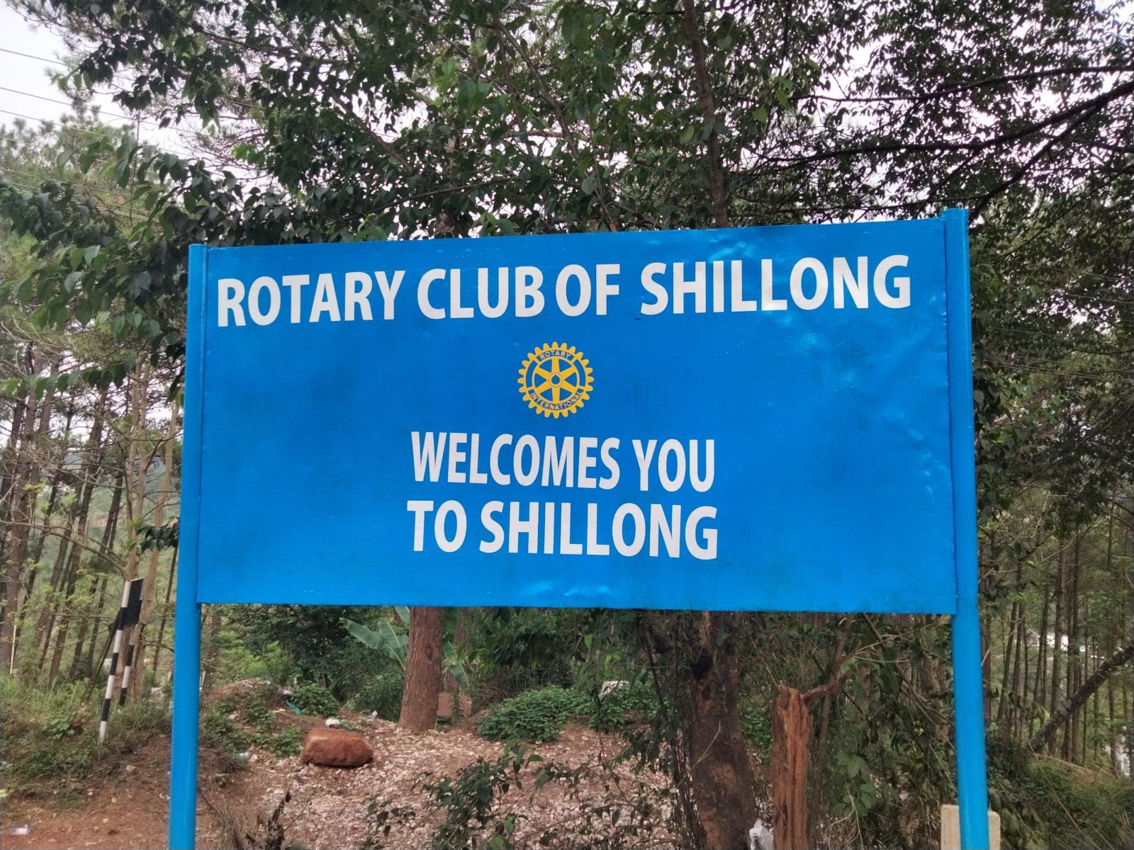 Branding of Rotary club of Shillong ( Signage on National Highway)