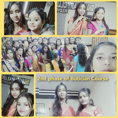 2nd Phase of Beautician Class & Bridal make up undertaken by our club.
