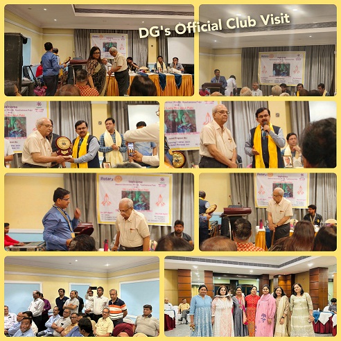 District Governor’s Official Visit to our club at Hotel Peerless Inn , Durgapur.
