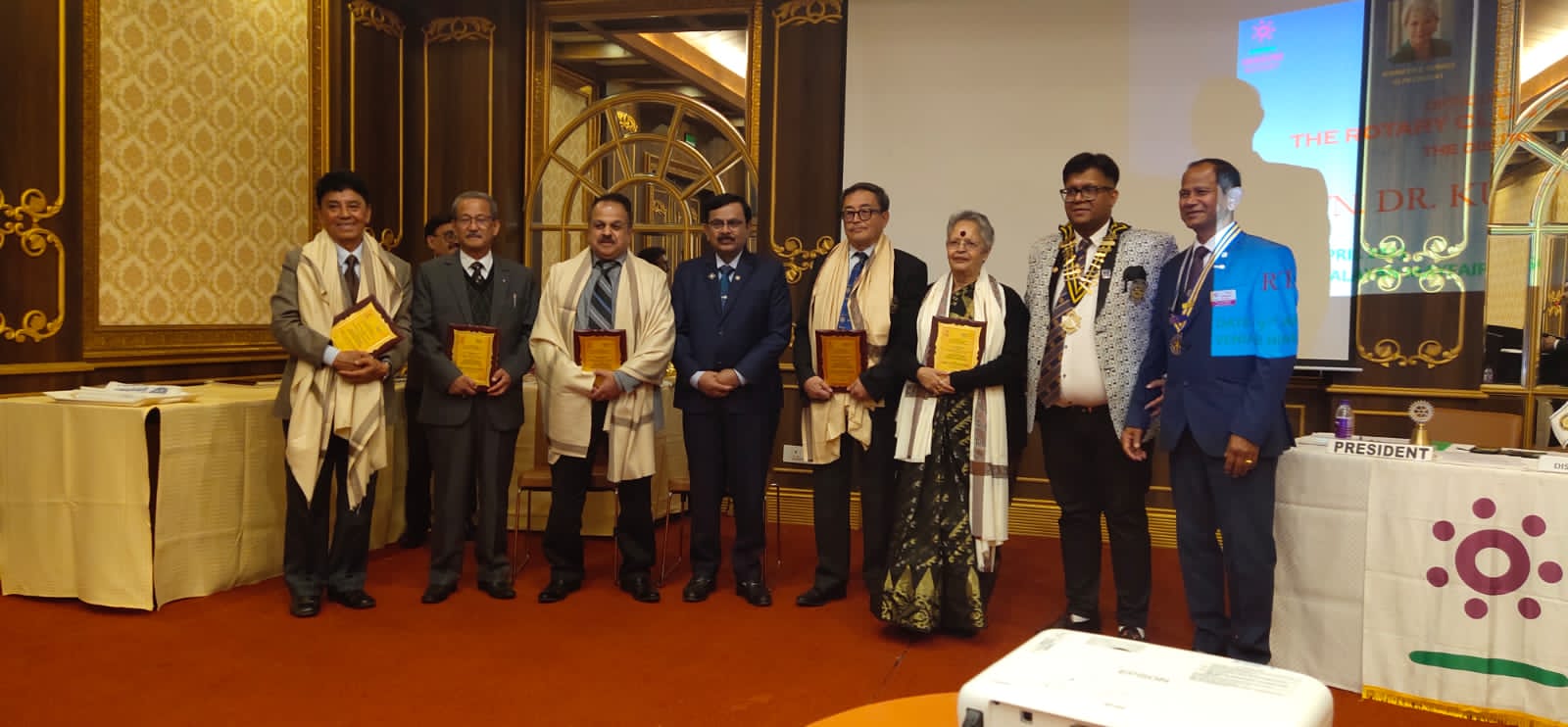 Felicitation of Senior Rotarians