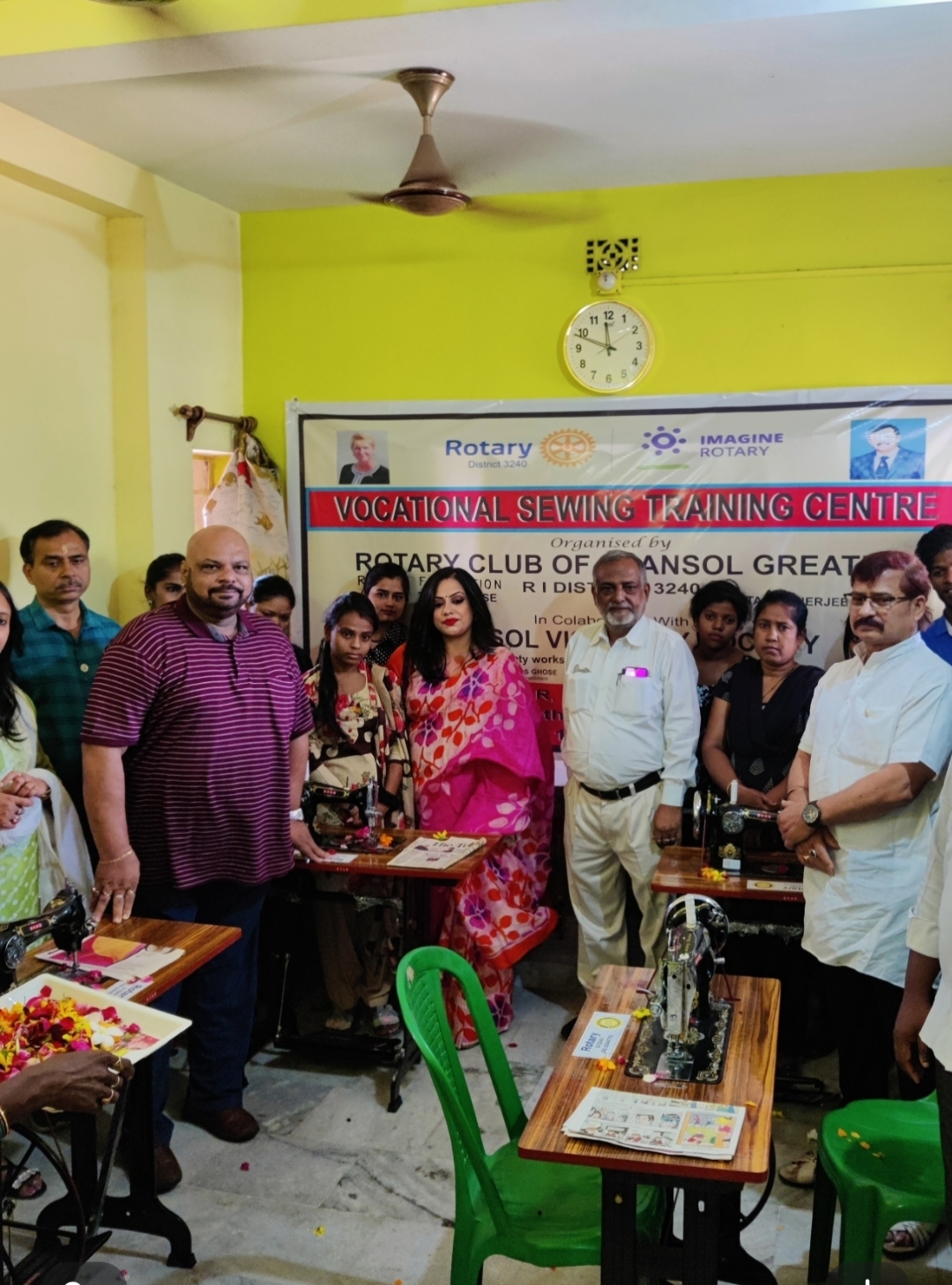 Inauguration of the Vocational Sewing Training Centre