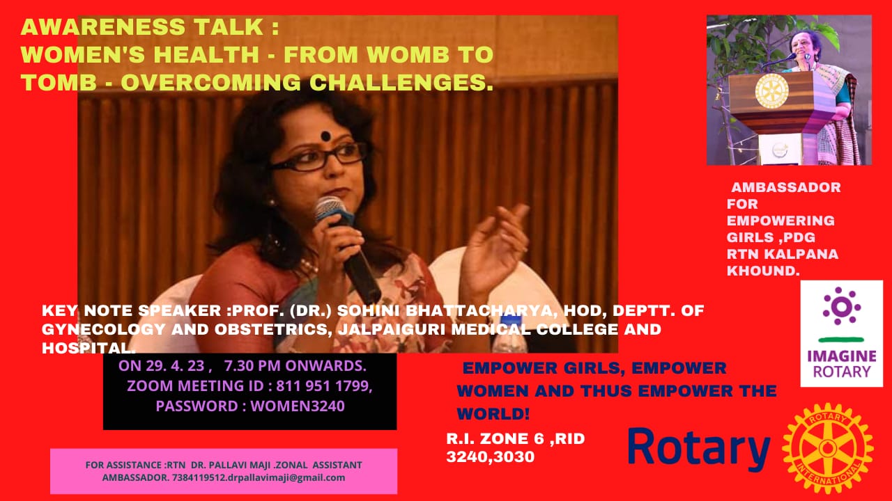 Women’s Health from womb to tomb, overcoming challenges .
